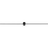 Kinkiet Łazienkowy LED Czarny | Nowodvorski Pin 121cm