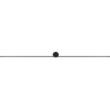 Kinkiet Łazienkowy LED Czarny | Nowodvorski Pin 121cm