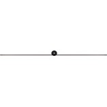 Kinkiet Łazienkowy LED Czarny | Nowodvorski Pin 121cm