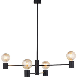 Lampa wiszące "żarówki" loft Radius IV 77,5cm czarna Nowodvorski