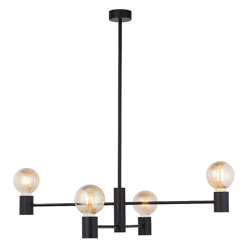 Lampa wisząca Radius IV czarna | Loft | Nowodvorski