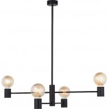 Lampa wisząca Radius IV czarna | Loft | Nowodvorski