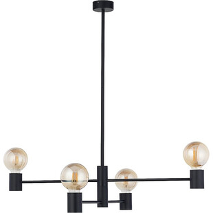 Lampa wiszące "żarówki" loft Radius IV 77,5cm czarna Nowodvorski