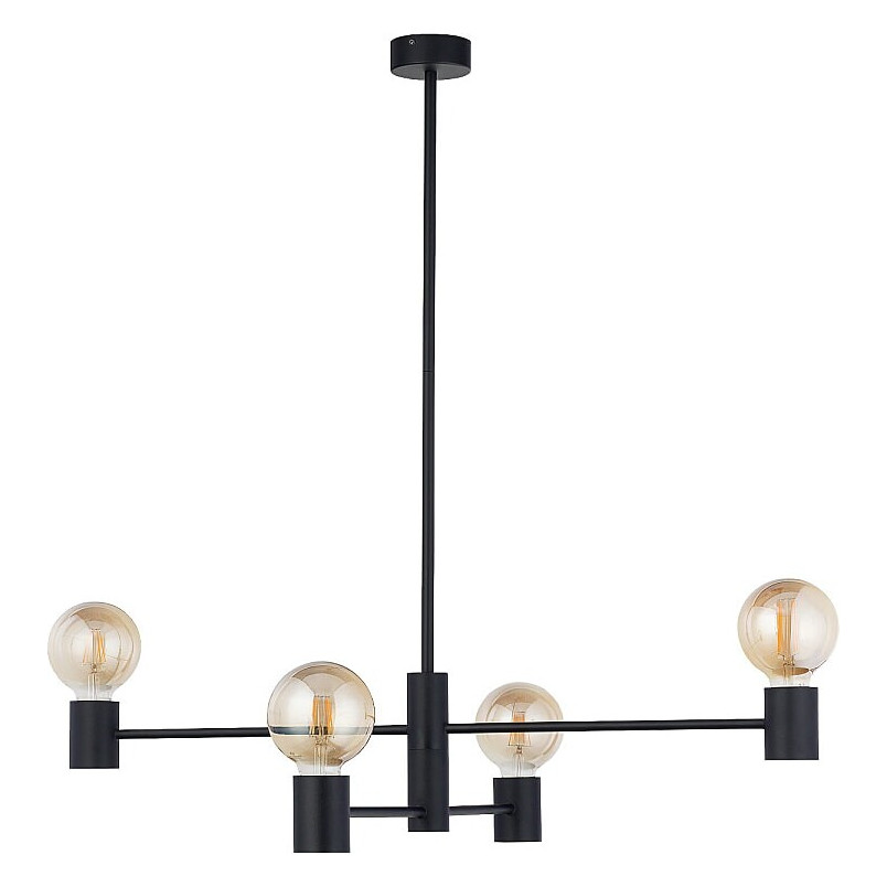 Lampa wisząca Radius IV czarna | Loft | Nowodvorski