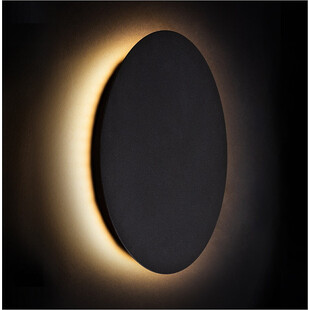 Kinkiet LED Ring 25cm Czarny | Nowodvorski - Sklep z Lampami