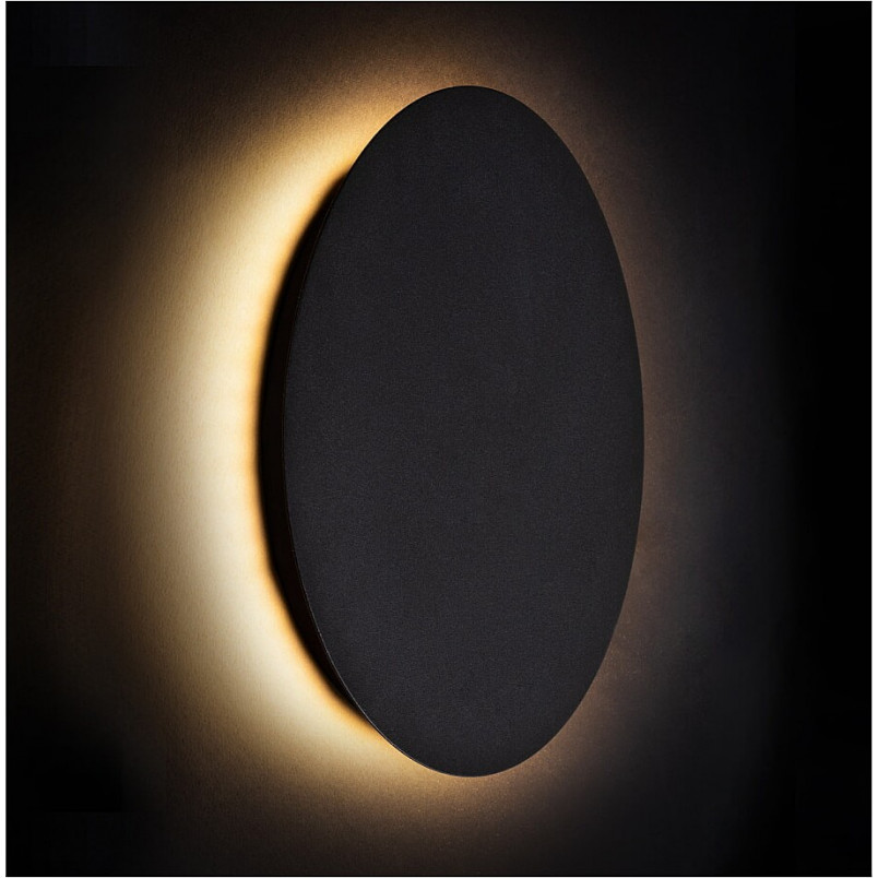 Kinkiet LED Ring 25cm Czarny | Nowodvorski - Sklep z Lampami