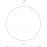Kinkiet LED Ring 25cm Czarny | Nowodvorski - Sklep z Lampami