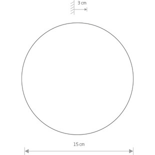 Kinkiet LED Nowodvorski Ring 15cm - Nowoczesne Oświetlenie