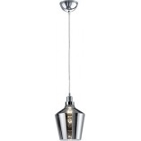 Lampa wisząca szklana Trio Calais 20cm - Retro, dymione szkło
