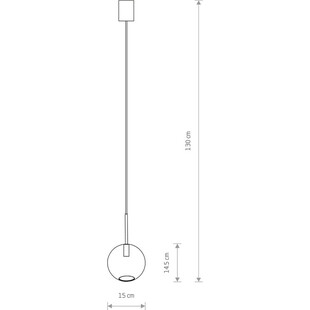 Lampa wisząca szklana Sphere 15cm - Nowodvorski | Eleganckie oświetlenie