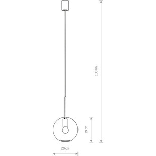 Lampa wisząca szklana Sphere 20cm | Nowodvorski - Kup teraz!