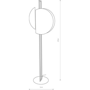 Lampa podłogowa drewniana Sunset | Nowodvorski - Elegancki design