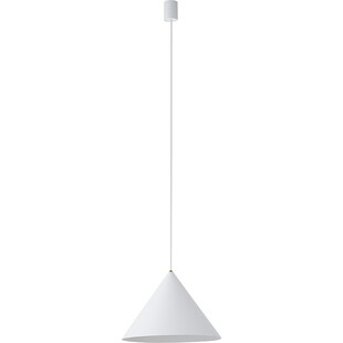 Lampa stożek Zenith 35cm biała | Nowodvorski - Skandynawski Design