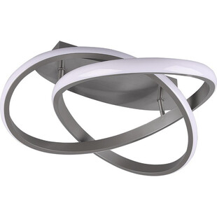 Plafon LED Course 45cm Nikiel Reality - Nowoczesne Oświetlenie