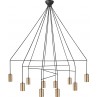Stylowe lampy sufitowe| Lampa sufitowa minimalistyczna Imbria X mosiężna Nowodvorski do salonu, sypialni i kuchni