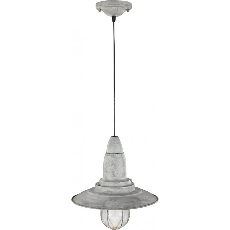 Lampa wisząca rustykalna Fisherman | Trio - Szary 32cm