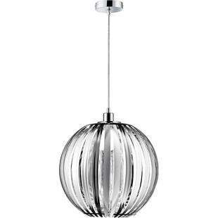 Lampa wisząca kula Trio Zucca chrom 40cm | Nowoczesne oświetlenie