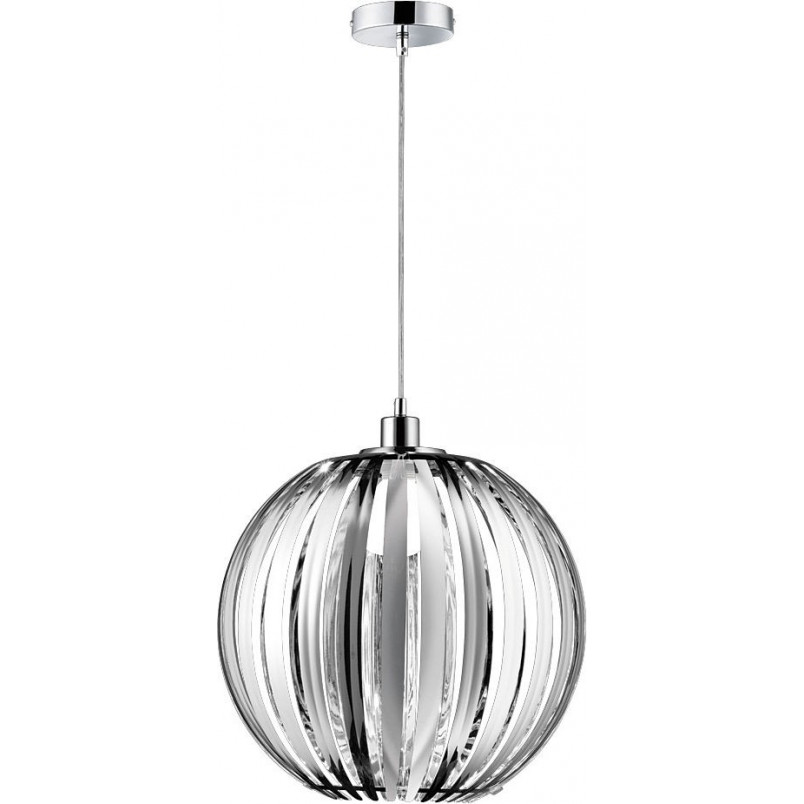Lampa wisząca kula Trio Zucca chrom 40cm | Nowoczesne oświetlenie