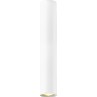 Lampy punktowe | Lampa spot tuba nowoczesna Loya LED 35cm biały mat/złoty Zumaline do salonu, kuchni i przedpokoju
