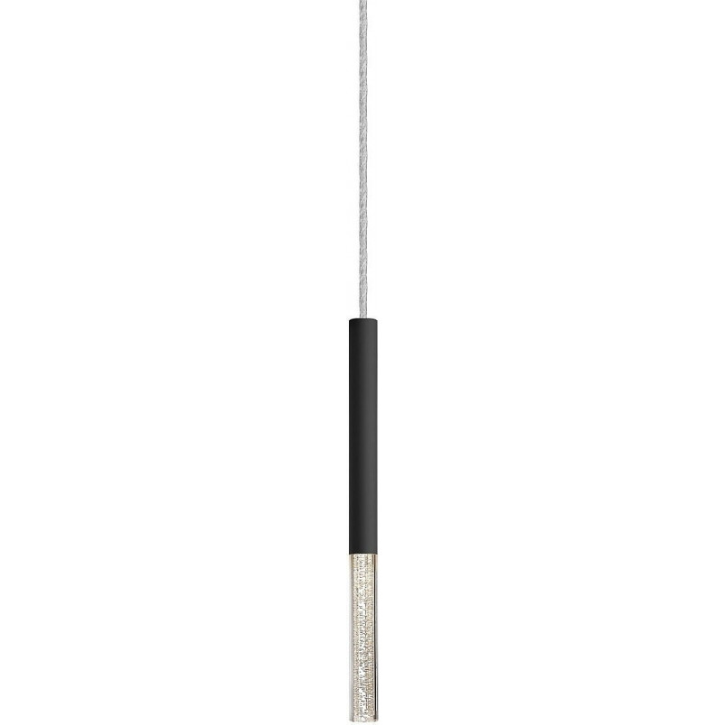 Lampa wisząca tuba LED czarna ZumaLine - Nowoczesny design