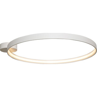 Plafon nowoczesny Circle LED 78cm biały mat Zumaline