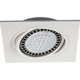 Lampa podtynkowa Boxy 18x18cm biała | ZumaLine - Oświetlenie