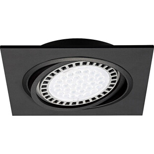 Lampa podtynkowa Boxy czarna - nowoczesny design | Zumaline