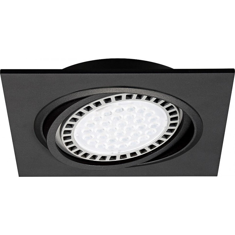 Lampa podtynkowa Boxy czarna - nowoczesny design | Zumaline