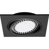 Lampa podtynkowa Boxy czarna - nowoczesny design | Zumaline