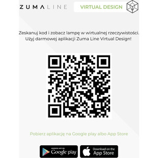 Lampa wisząca ZumaLine One: Glamour, LED, Czarno-Złota | Kup Teraz