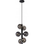 Lampa wisząca Tycho VI | Lucide - Szklane kule, czarny
