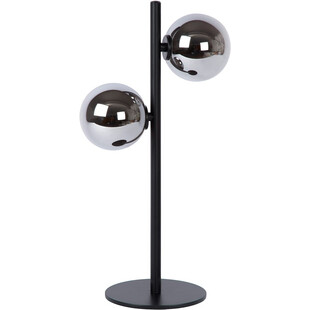 Lampa stołowa Tycho | Szkło dymione, czarny Lucide - Kup teraz!