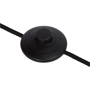 Lampa podłogowa Tycho Lucide - Szkło dymione, czarny