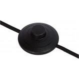 Lampa podłogowa Tycho Lucide - Szkło dymione, czarny