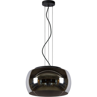 Lampa wisząca Olivia Lucide | Szkło dymione, nowoczesny design