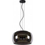 Lampa wisząca Olivia Lucide | Szkło dymione, nowoczesny design