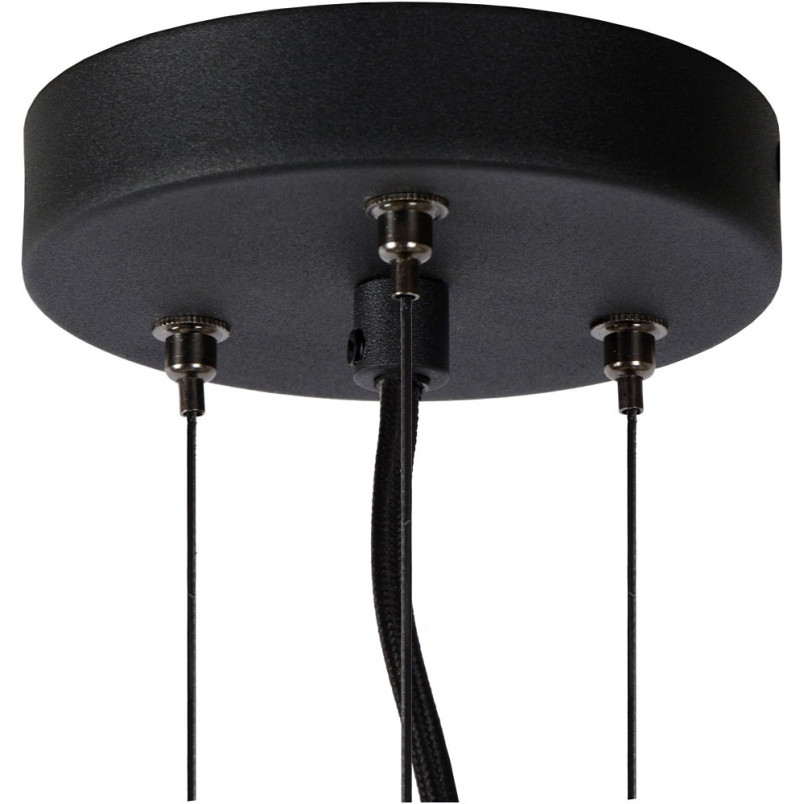 Lampa wisząca Olivia Lucide | Szkło dymione, nowoczesny design