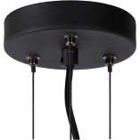 Lampa wisząca Olivia Lucide | Szkło dymione, nowoczesny design