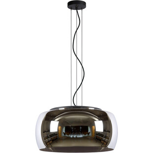 Lampa wisząca Olivia - szkło dymione, nowoczesny design | Lucide
