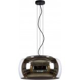 Lampa wisząca Olivia - szkło dymione, nowoczesny design | Lucide