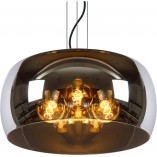 Lampa wisząca Olivia - szkło dymione, nowoczesny design | Lucide