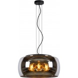 Lampa wisząca Olivia - szkło dymione, nowoczesny design | Lucide