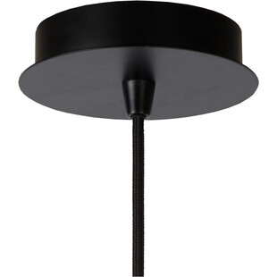 Lampa wisząca loft Lucide Wolfram | Czarna, E27, 65cm