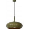 Lampy do salonu, sypialni i kuchni | Lampa wisząca ażurowa Rayco 45cm zielona Lucide
