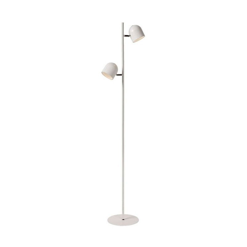 Lampa podłogowa LED biała Lucide Skanska - Nowoczesny design