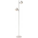 Lampa podłogowa LED biała Lucide Skanska - Nowoczesny design