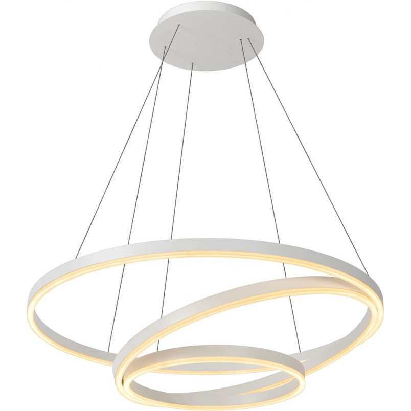 Lampa Wisząca LED Triniti Biała | Nowoczesne Oświetlenie Lucide