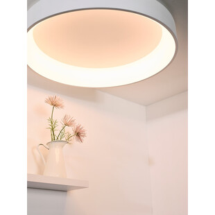 Plafon LED Talowe 80cm biały - Nowoczesne oświetlenie Lucide