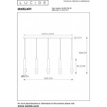 Lampa Margary LED Czarna - Nowoczesne Oświetlenie Lucide