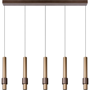 Lampa wisząca LED Margary - Brązowa, 103cm - Lucide